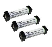 vhbw 3x Battery Replacement for Sony BP-HP550, 1-756-316-22, 1-756-316-21 for Wireless Headset Headphones (700 mAh, 1.2 V, NiMH)