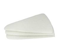 vhbw 3x Cone Filter Compatible with VGP Geo Air Geothermal Heat Exchanger - Exhaust Filter G3 White