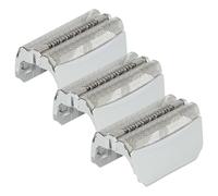 vhbw 3x Dual Shaver Foil Replacement for Braun 51S, 51B for Electric Shaver + Frame, Silver