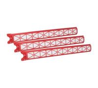 vhbw 3x Filter compatible with Dyson PencilVac Fluffy SV50 FF | for Fluffycones SV50 FC Vacuum Cleaner - HEPA filter Red
