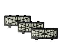 vhbw 3x Filter compatible with Kärcher T 17/1, T15/1 HEP ESB 28, T15/1 Professional Vacuum Cleaner - HEPA filter Black White