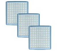 vhbw 3x Filter compatible with Miele S143 Electronic 1200, S143 Geos Marmi & Piastrelle, S143 Mondia 1200 Vacuum Cleaner - HEPA Filter, Allergy Filter
