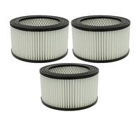 vhbw 3x Filter compatible with Oxeo 1200W Ash Vac - HEPA Filter, Allergy Filter