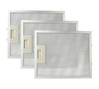 vhbw 3x Filter Metal Grease Filter compatible with AEG HC 5690 M Extractor Fan - 27.7 x 23 x 0.9cm metal