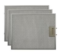 vhbw 3x Filter Metal Grease Filter compatible with Bosch DWA07E650B/02, DWA078E50B/04, DWA07E650B/01 Extractor Fan - 34.9 x 29.6 x 0.8cm metal