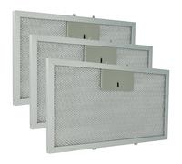 vhbw 3x Filter Metal Grease Filter compatible with Klarstein Paolo 72, 10033748 Extractor Fan aluminium