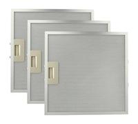 vhbw 3x Filter Metal Grease Filter compatible with Whirlpool 208297746901 851444101000, 851444201000 Extractor Fan - 32 x 32 x 0.85cm metal