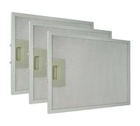 vhbw 3x Filter Metal Grease Filter Replacement for Klarstein 10032230, 10031995 for Extractor Fan aluminium