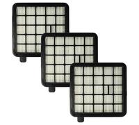 vhbw 3x Filter Replacement for Beko 9178011268 for Vacuum Cleaner - HEPA filter Black White