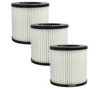 vhbw 3x Filter Replacement for Scheppach 7907702702 for Vacuum Cleaner - HEPA Filter