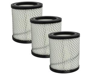 vhbw 3x Filters for Merox XL-T01-1200 Ash Vac - HEPA Filter, Allergy Filter