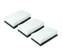 vhbw 3x Flat-Fold Filter L - M compatible with Kärcher NT 611 Eco | for NT 561 Eco TE, NT 611 Eco M Vacuum Cleaner Wet/Dry - Pleated Filter Element