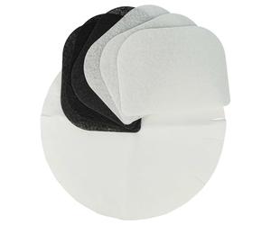 vhbw 3X Grease Filter, 3X Activated Carbon Filter, 6X Paper air Filter Compatible with DeLonghi F28311, F1000 Series Deep Fryer - 12 Part Filter Set