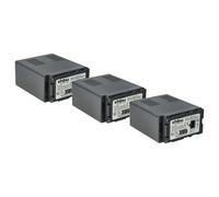 vhbw 3x Li-Ion battery set 4000mAh (7.2V) CAMCORDER BATTERY for camera Panasonic AG-HMC81E, AG-HCM150, AG-HMC151, AG-HMC151EU as VW-VBG6.