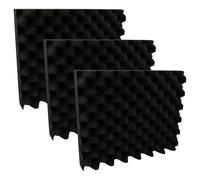 vhbw 3X Lid Padding Compatible with Makita MakPac (Sizes 1-4) Toolbox - Studded Surface, Foam, Soft