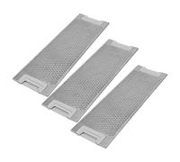 vhbw 3x Metal Grease Filter compatible with AEG 781 D - DP, 780 D MP, 781 D - BP, 770 D - D, 770 D - W, 770 D B, 770 D M Extractor Fan metal