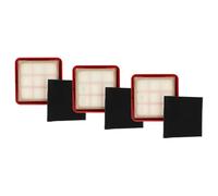 vhbw 3x motor filter, 3x foam filter Replacement for 9178015345, 9178015317 for Vacuum Cleaner