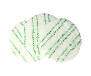 vhbw 3x Polishing Pad compatible with Kärcher FP 303 Floor Polisher - Buffing Wheel Set for Laminate Green White