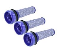 vhbw 3x Pre-Motor Filter Replacement for Dyson 923413-01, 92341301 for Vacuum Cleaner - Motor Protection Filter, Washable