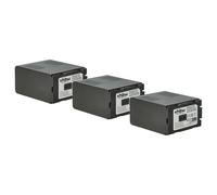 vhbw 3x Replacement Battery compatible with Hitachi DZ-MV270E, PV-BP8, PV-DV100, PV-DV100K Videocamera (5400mAh, 7.4V, Li-Ion)