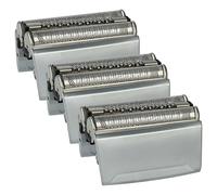 vhbw 3X Replacement Shaver Heads Compatible with Braun 5020s (5748/5749), 5030s (5748/5749), 5040s (5748/5749) Electric Shaver Silver