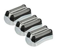 vhbw 3X Replacement Shaver Heads Compatible with Braun Old Generation 310, 300, 330, 320, 350, 340, 360, 350cc Electric Shaver Silver