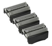 vhbw 3X Replacement Shaver Heads Compatible with Braun Series 7 790cc, 795cc Electric Shaver Black