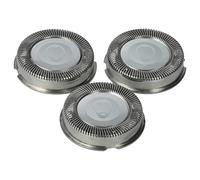 vhbw 3X Replacement Shaver Heads Compatible with Philips HQ806, HQ852, HQ853, HS190, HS766, HS775, HS777, HS885, HS890, HS915, HS920 Electric Shaver Silver