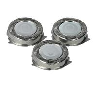 vhbw 3X Replacement Shaver Heads Compatible with Philips PT735, PT860, PT870 Electric Shaver Silver