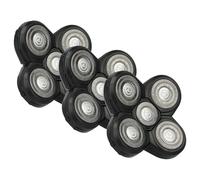 vhbw 3X Replacement Shaver Heads Compatible with Philips S9000 Series S9321, S9371, S9511, S9521, S9171, S9311, S9161 Electric Shaver Black