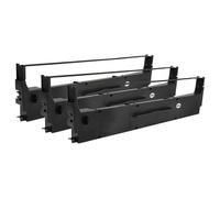 vhbw 3X Ribbon Cartridge Compatible with Epson RX 80, RX 80 F Plus, RX 80 F, RX 80 T, RX 80 T Plus Dot Matrix, Receipt Printer - Black Ink Ribbon