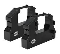 vhbw 3X Ribbon Cartridge Replacement for Epson ERC-28, ERC-28B, C43S015227 for Dot Matrix, Receipt Printer - Black Ink Ribbon