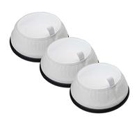 vhbw 3x Sack Filter compatible with Nilfisk VP300 Hepa EU1, VP300 Hepa EU2 Dry Vacuum Cleaner, Vacuum Cleaner - Spare Filter, Black White