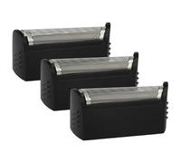 vhbw 3x Shaver Foil compatible with Braun 5597 Electric Shaver + Frame, Black/Silver