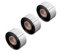 vhbw 3X Thermal Transfer Ribbon Compatible with Valentin Pica, Solo Printer Label Printer - Thermal Ribbon, 30 mm x 300 m, Black