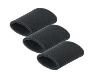 vhbw 3x Vacuum Cleaner Filter compatible with Rowenta RU521, Vorace, RU520S, RU402211, RU381, RU368, RU367 Vacuum Cleaner - Foam Filter Black