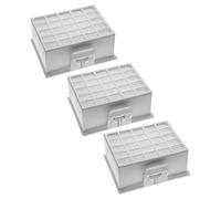 vhbw 3x Vacuum Cleaner Filter compatible with Siemens VS06G2483/03, VS06G2511/02, VS06G2511/03, VS06G2530/03 Vacuum Cleaner - HEPA Filter, Allergy Filter