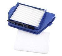 vhbw 4-Part Filter/Brush Set compatible with Moulinex Compacteo Cyclonic, MO 4521014 Q0, MO 4522014 Q0, MO 4523014 Q0 Vacuum Cleaner