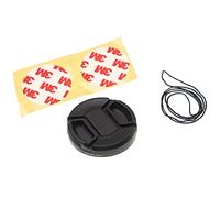 vhbw 4-Part Lens Accessory Set compatible with Sony Cybershot DSC-RX100V Camera - Lens Cover, Filter Adapter, Adhesive Foil, Cord