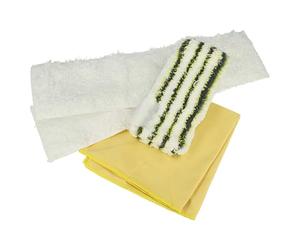 vhbw 4-Part Microfibre Cloth Set compatible with Kärcher SC 6.800 CB, SI 2.600 CB, SI 2125, SG 4/4, SC 6.800 C Steam Cleaner