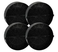 vhbw 4 x Activated Carbon Filters Compatible with Alno AEF3810X GZD1125 Cooker Hood - 16 cm