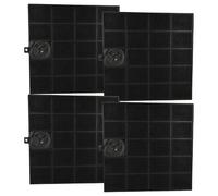 vhbw 4 x activated carbon filters compatible with Gorenje 514498, 514518, 514496, 514497, 514521, 565736, 514519, 514520, 514495 cooker hood
