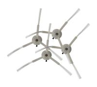 vhbw 4 x Side Brush Compatible with Proscenic M7 Pro, M7 Robot Vacuum Cleaner, Cleaning Brush Set, Left/Right, White