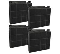 vhbw 4x Activated Carbon Filter compatible with AEG DUB5650HM, DKB4650M, DKB4950M, DKB5660HM, DKB5960HM, DTB3651M, DTB5660HM Extractor Hood