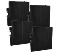 vhbw 4x Activated Carbon Filter compatible with Bosch DWA66DM50, DWA66DM50B/01, DWA64BC50B/01, DWA64BC50B/02, DWA66DM50B/02 Extractor Hood