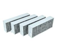 vhbw 4x Activated Carbon Filter compatible with Bosch Series 6/8 PVQ711F15E, PVQ721F25E, PVQ731H26E, PVQ795F25E, PIE695B15E Extractor Hood
