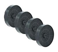 vhbw 4x Activated Carbon Filter compatible with Electrolux EFT690W Extractor Hood