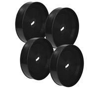vhbw 4x Activated Carbon Filter compatible with Gorenje DVG 900 ZE, DWG 900 ZW Extractor Hood - 17.05 cm