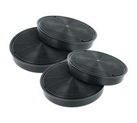 vhbw 4x Activated Carbon Filter compatible with Hotpoint-Ariston HE90, HE61X, HE 60 G (WH) AG, HE61K, HE60IXUK, HE 60 IX UK, HE61W Extractor Hood
