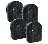 vhbw 4x Activated Carbon Filter compatible with Hotpoint HL70X, HL60X, HE92X, HE92BX, HE72X, HE62X, HE62W, HE62K, HCL90, HCL60 Extractor Hood
